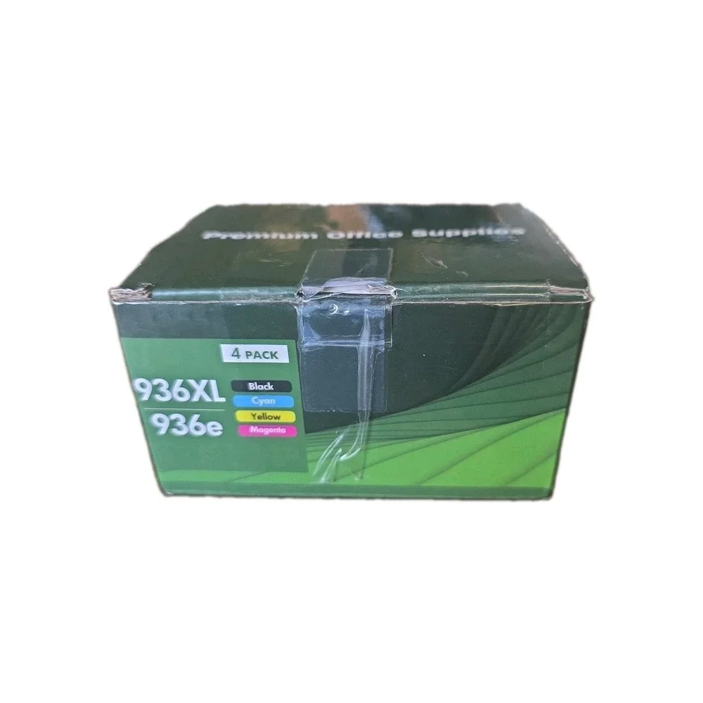 936XL 936e Ink Cartridges Combo 4 Pack Black XL Cyan, Yellow & Magenta Regular